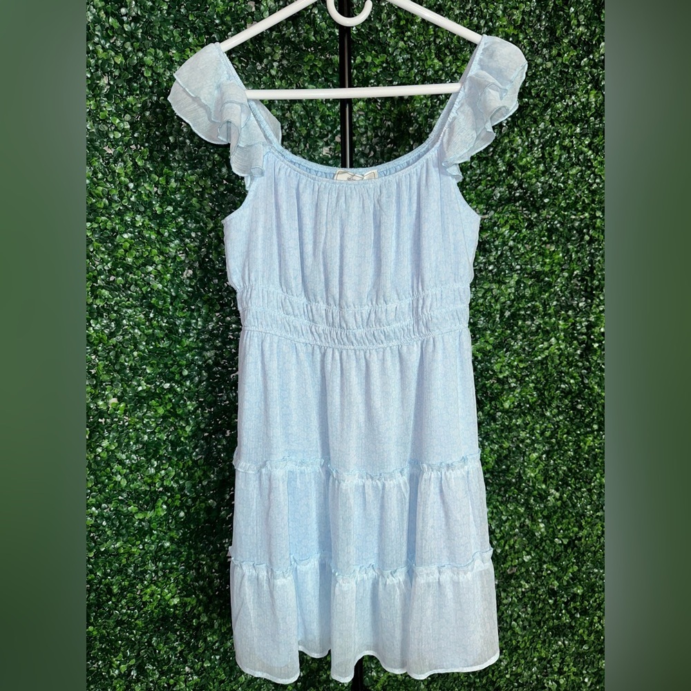 No Comment NY LA Juniors Ruffled Daisy Spring Dress - Picture 4 of 6